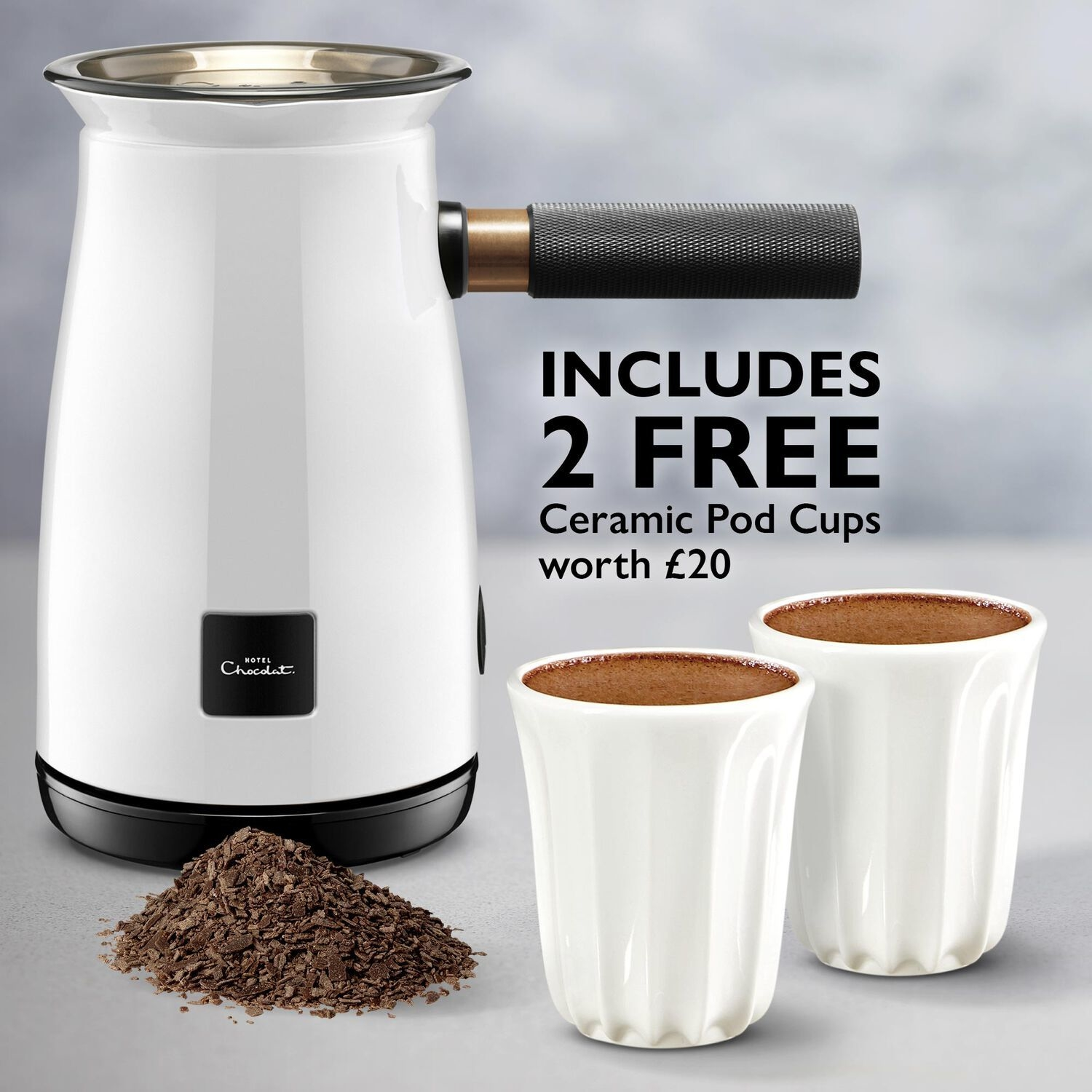 Hotel Chocolat Velvetiser Hot Chocolate Machine Grade A 2 Free Cups hotel-chocolat-velvetiser-hot-chocolate-machine-grade-a-2-free-cups